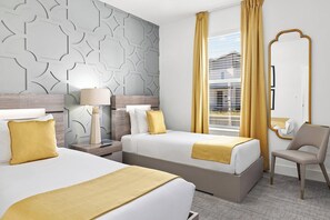 5 dormitorios, tabla de planchar con plancha, wifi y ropa de cama