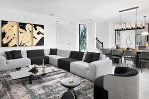 Smart-tv, videospelletjes, tafelvoetbal en een stereo