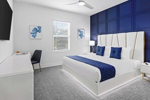 4 habitaciones, tabla de planchar con plancha, wifi y ropa de cama