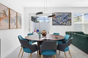 Dining - Villa Bliss | Designer home with modern kitchen, grand LR/ DR, next to Universal (Orlando)