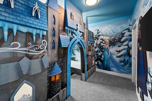 Interior - Colossal Court | Huge mansion w space and castle BRs, pool, arcade, near airport (Orlando)