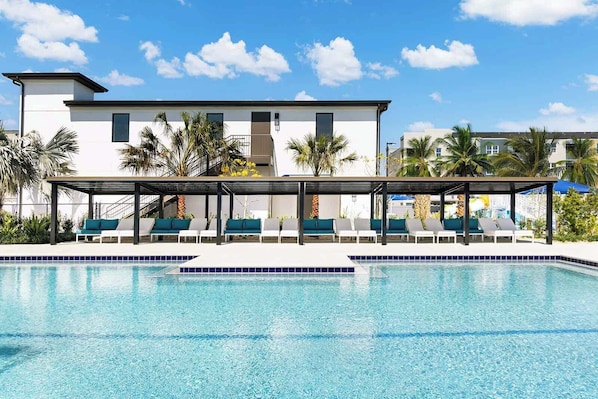 Alberca al aire libre 