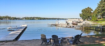 Sandy Shore |Lakeside |Boat Pier on Powers Lake |Swimming |Picturesque Views |Unforgettable Memories