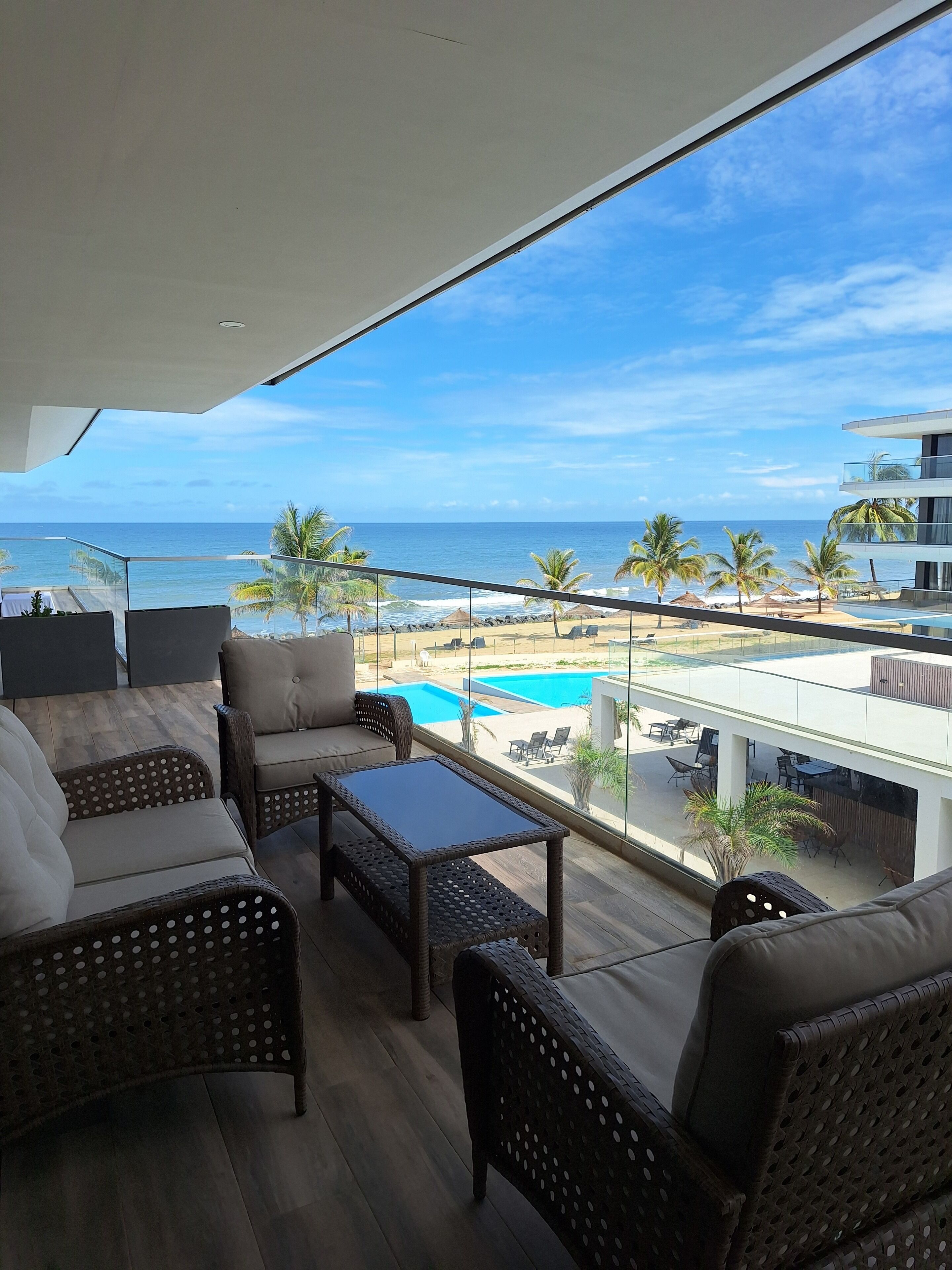 Standard Apartment, 2 Bedrooms, 2 Bathrooms, Ocean View (1011 - second floor) | 阳台景观