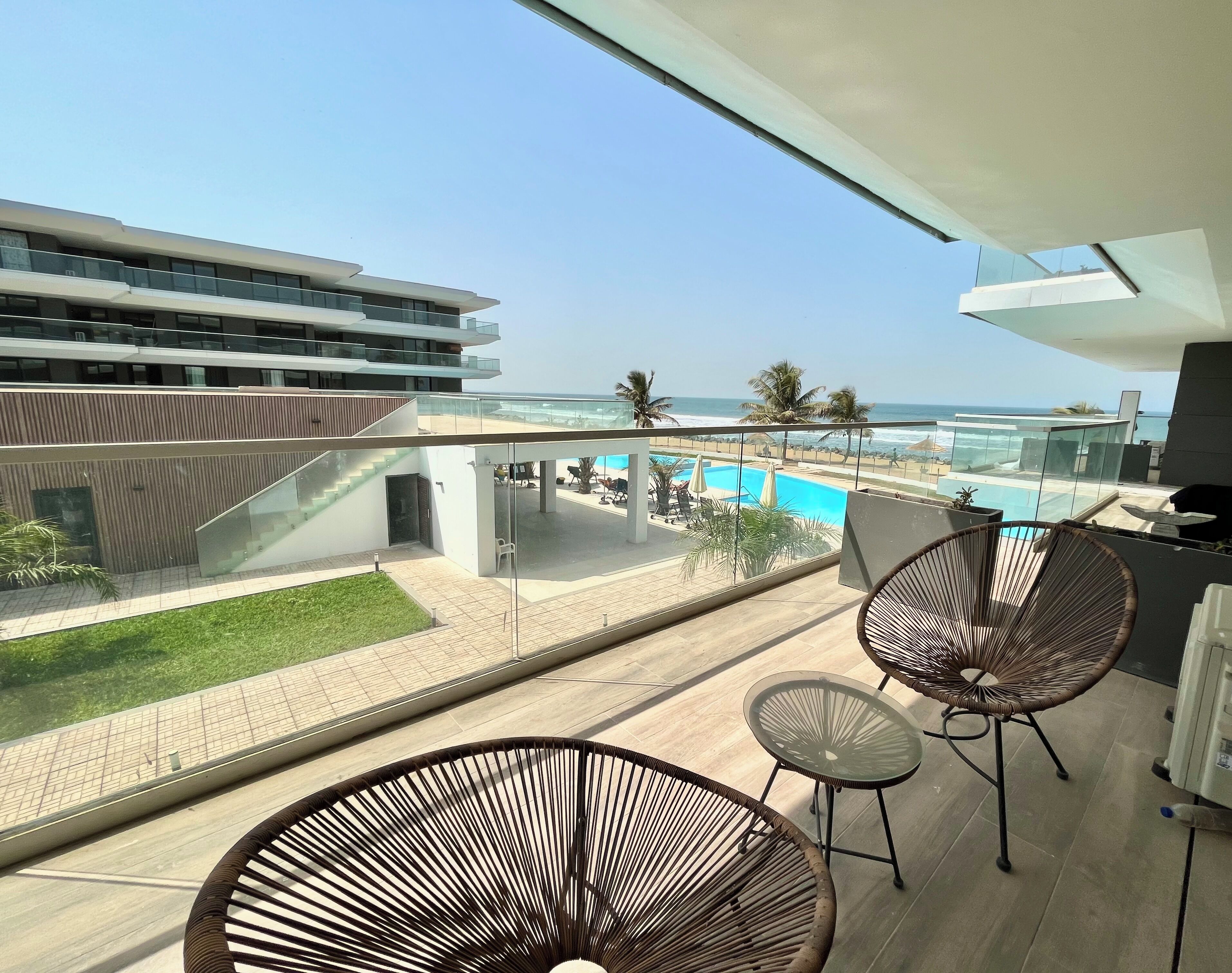 Standard Apartment, 1 Bedroom, Balcony, Partial Ocean View (507) | Vue sur la plage/l’océan