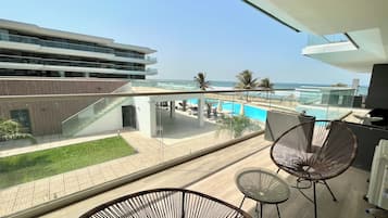 Standard Apartment, 1 Bedroom, Balcony, Partial Ocean View (507) | Vista para praia/oceano