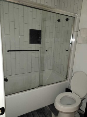 Hair dryer, towels, toilet paper - Two Bedroom Basement Apartment (Conyers)