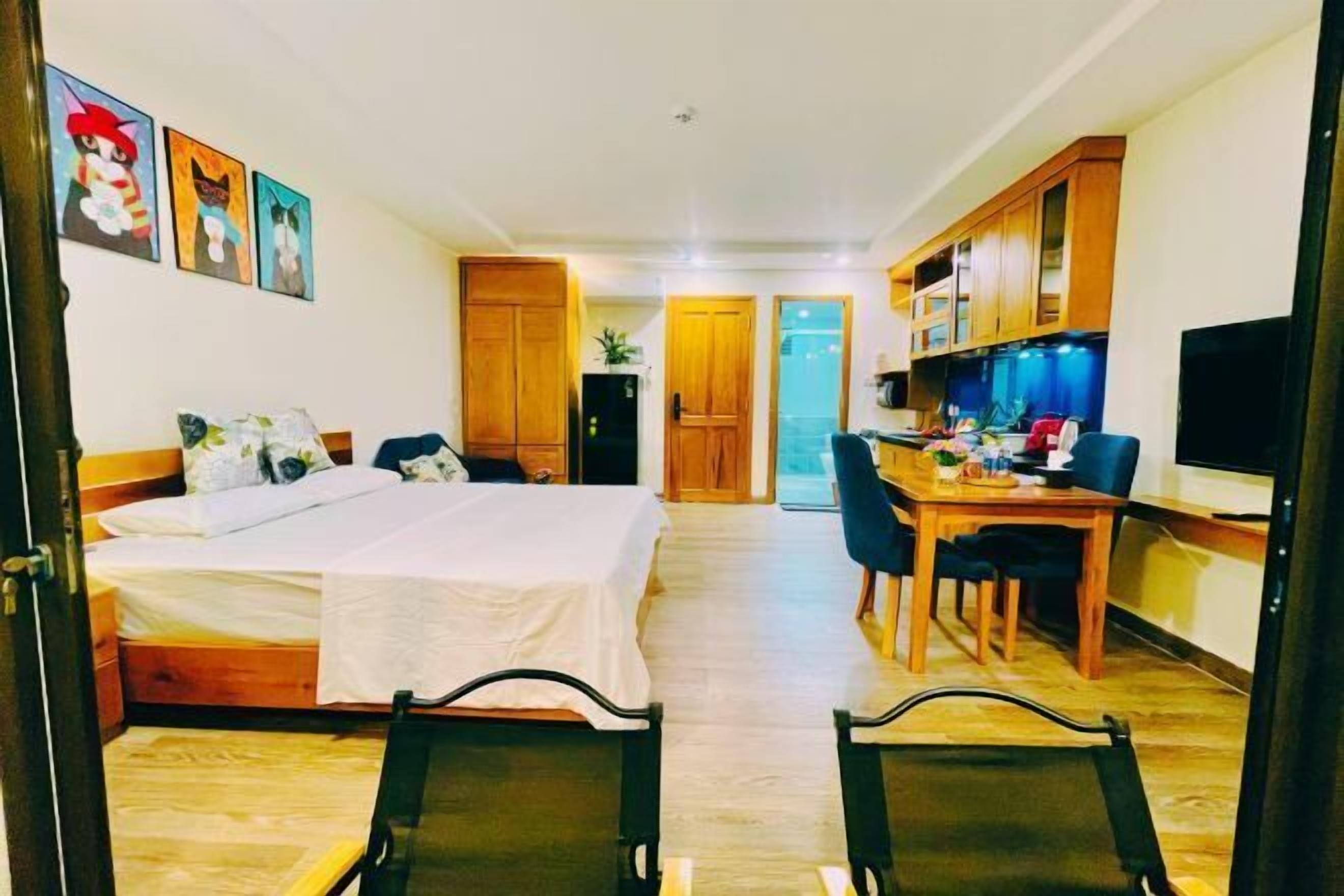 1 Schlafzimmer, hochwertige Bettwaren, Pillowtop-Betten, Minibar