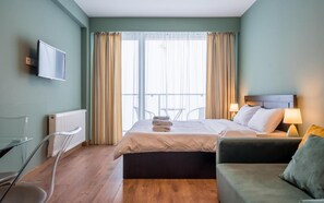 公寓 | 1 多间卧室、熨斗/熨衣板、免费 WiFi、床单