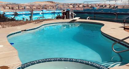 Desert Beach House with a Mountain View - Private Pool and Hot Tub!
