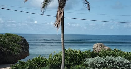Beachfront cottage with air conditioning and stunning views of Bathsheba