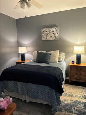 1 makuuhuone, silitysrauta/-lauta, Wi-Fi, vuodevaatteet