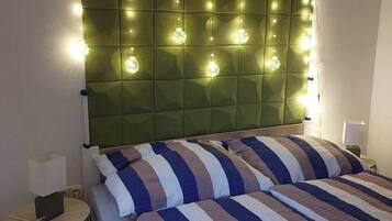 2 slaapkamers, een strijkplank/strijkijzer, wifi, beddengoed