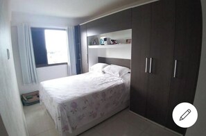 2 bedrooms, iron/ironing board, free WiFi, bed sheets - Complete apartment, excellent location in Stella Maris! (Stella Maris Salvador)