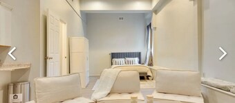 Private open floor plan studio apartment 