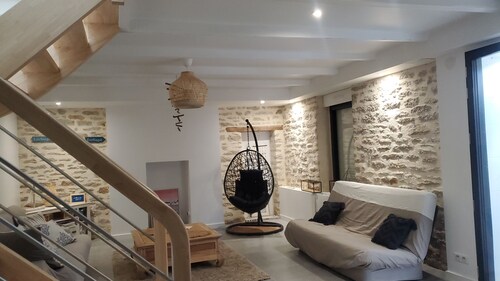 Maison de pêcheur entièrement rénovée proche plage 250 mètres.
