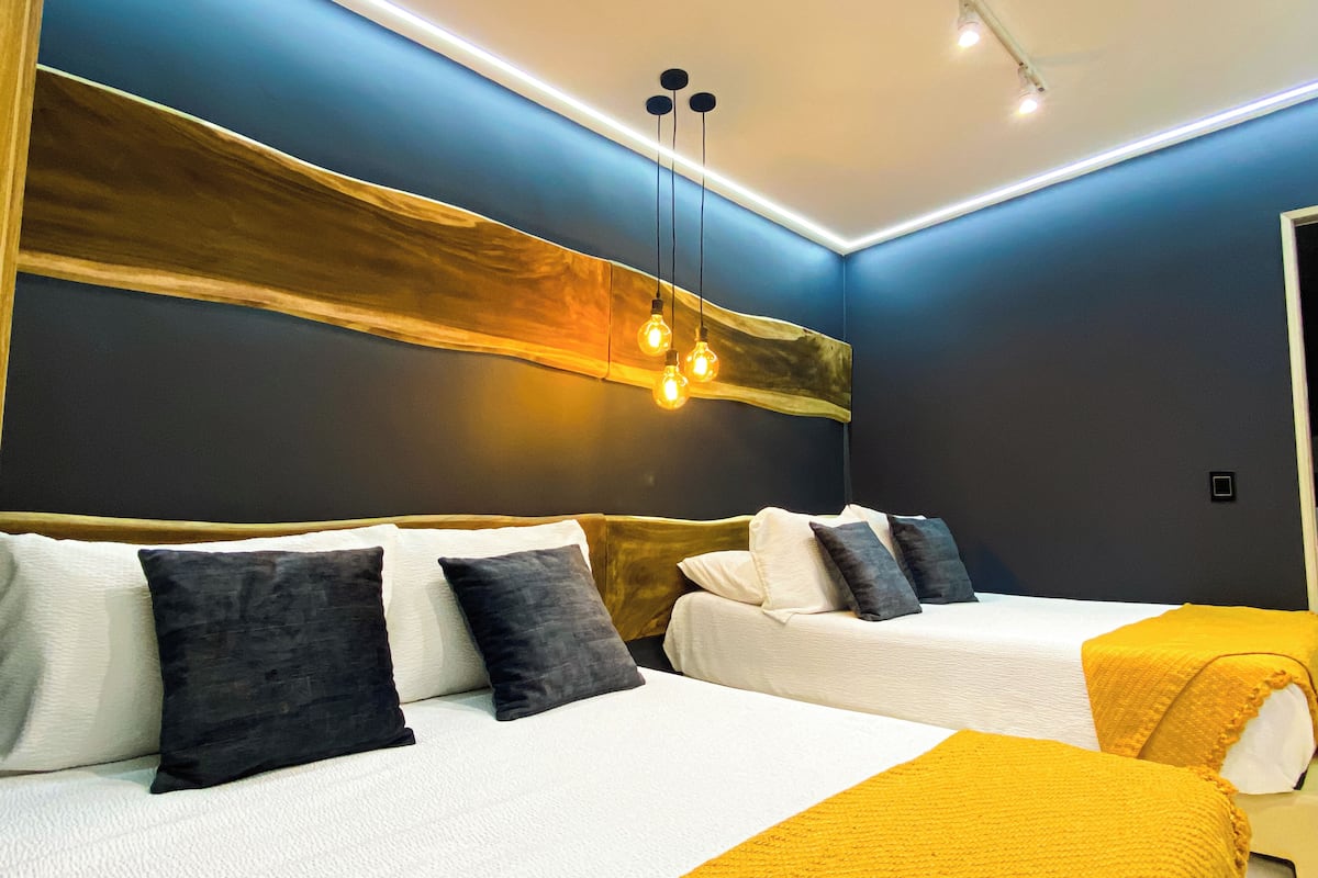 Luxury-Apartment | 1 Schlafzimmer, hochwertige Bettwaren, laptopgeeigneter Arbeitsplatz