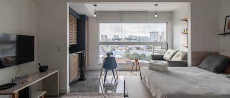 1 soverom, strykejern/-brett, wi-fi og sengetøy