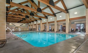 Indoor pool, a heated pool