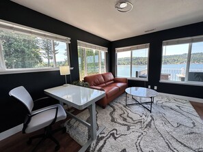 TV connectée, cheminée