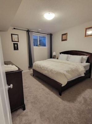 1 bedroom, iron/ironing board, travel crib, free WiFi