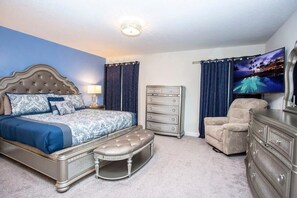 6 bedrooms, iron/ironing board, travel crib, WiFi