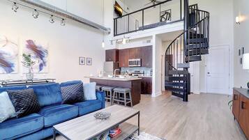 Apartemen Superior | 1 kamar tidur, selimut bulu angsa, dan busa memori