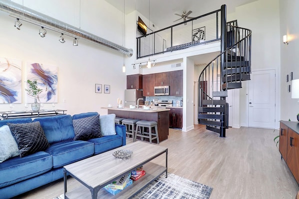 Superior Apartment | 1 bedroom, down comforters, memory foam beds, individually decorated