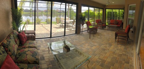 Endless Love, Pool and a Water View! 3/2 w/ Pool & Golf Cart in The Village of Osceola Hills