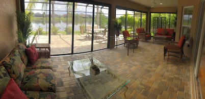 Endless Love, Pool and a Water View! 3/2 w/ Pool & Golf Cart in The Village of Osceola Hills