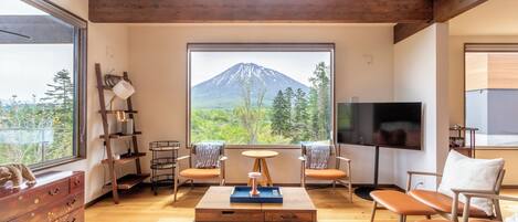 Deluxe-Chalet | Wohnbereich