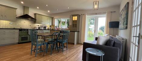 House | Living area | TV, fireplace