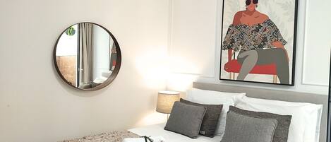 1 makuuhuone, silitysrauta/-lauta, vauvan matkasänky, ilmainen Wi-Fi