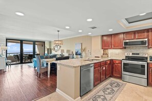 Fridge, microwave, stovetop, dishwasher - Updated beach condo with stunning views! (Miramar Beach)