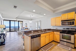 Microwave, oven, stovetop, dishwasher - Luxury getaway condo! (Dauphin Island)
