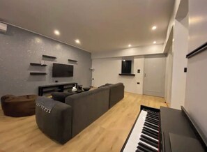 Living area - Scandinavian 2-bedrooms apartment in Zamalek (Cairo)