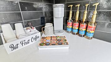 Towels, soap, toilet paper