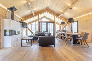 Fernseher, Kamin