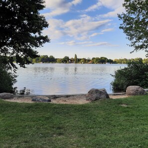 Property grounds - Comfortable vacation apartment Senzig, 150 m to the beach (Königs Wusterhausen)