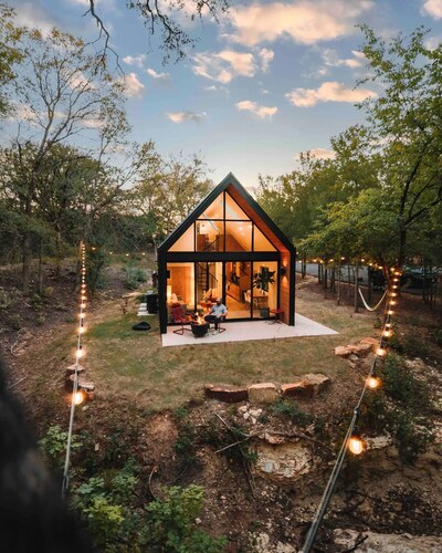 Forest Edge at Live Oak Lake - Modern Cabin