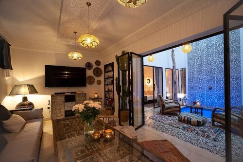 Riad Familial Privatisé au Calme Avec vue sur Marrakech