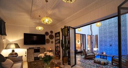Riad Familial Privatisé au Calme Avec vue sur Marrakech