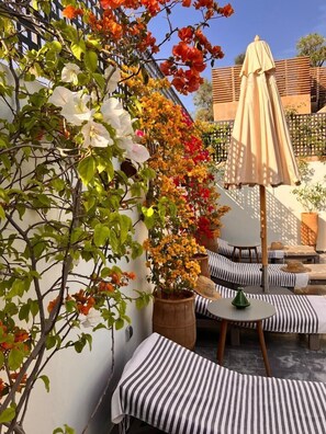 Terrace/patio - Riad Familial Privatisé au Calme Avec vue sur Marrakech (Marrakech)