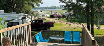 Cozy two bedroom cabin shores of Lake Nipissing. Enjoy the pool and lake views.