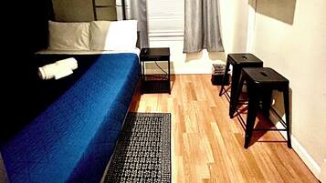 Classic Twin Room (Shared Bathroom) | Individually furnished, desk, laptop workspace, iron/ironing board