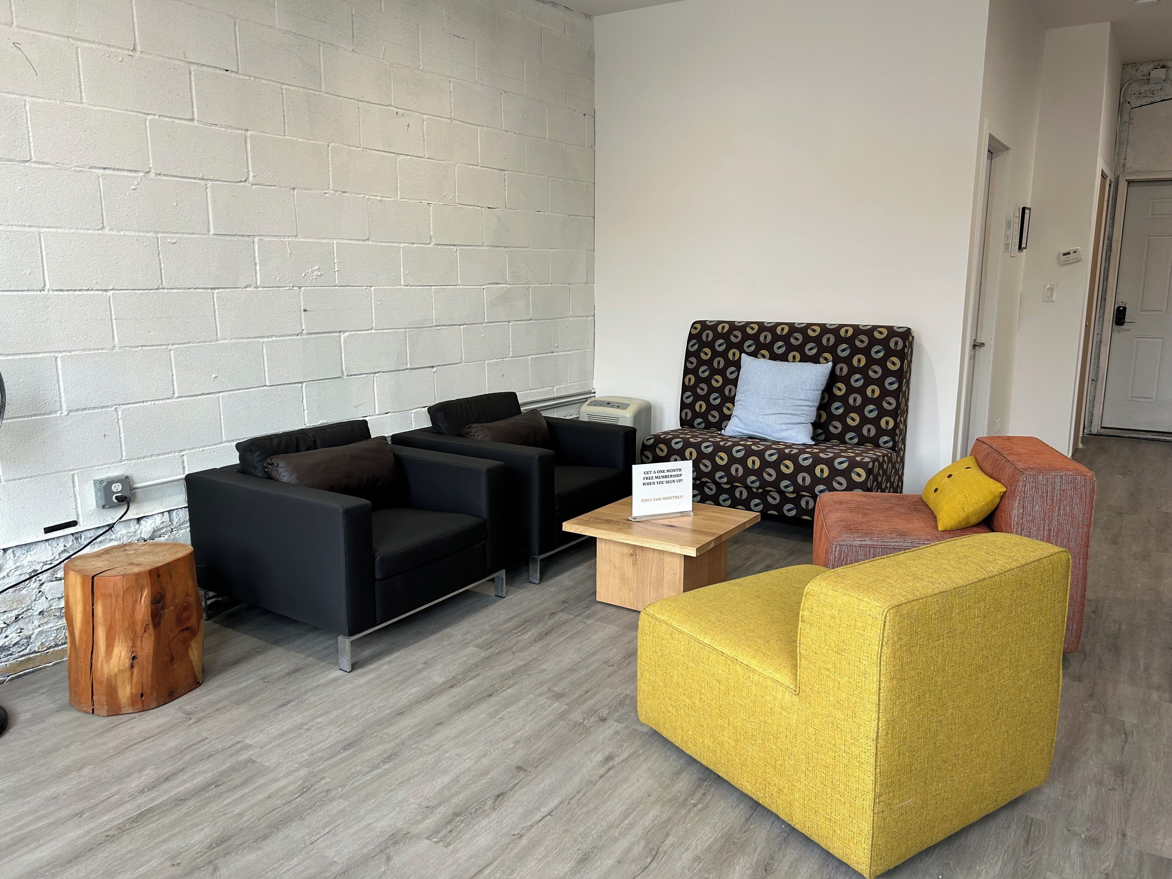 Individually furnished, desk, laptop workspace, iron/ironing board