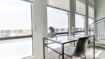 1 chambre, literie de qualité supérieure, couette en duvet d'oie