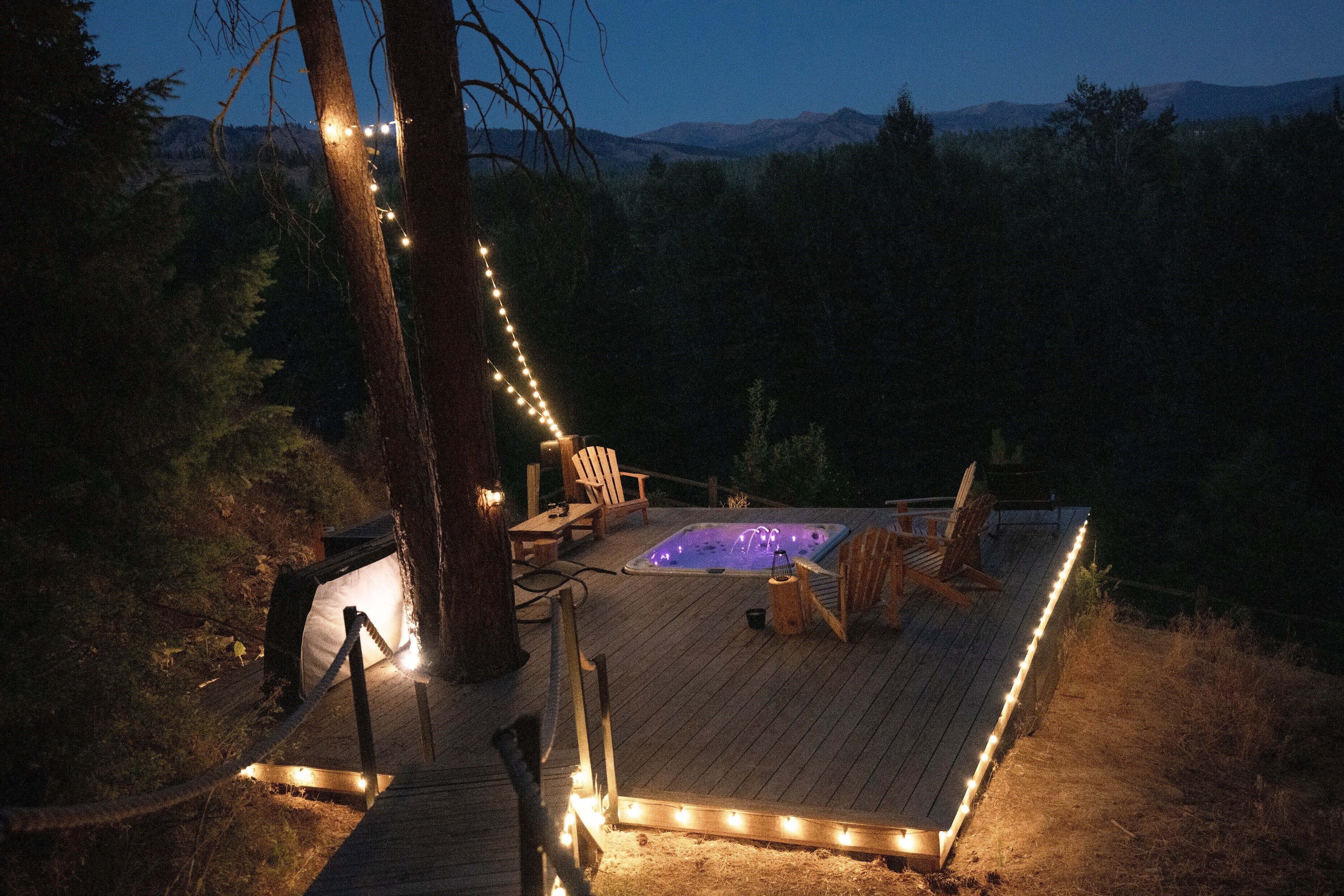 Bain à remous extérieur