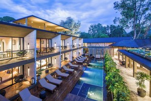 Uitzicht vanuit accommodatie