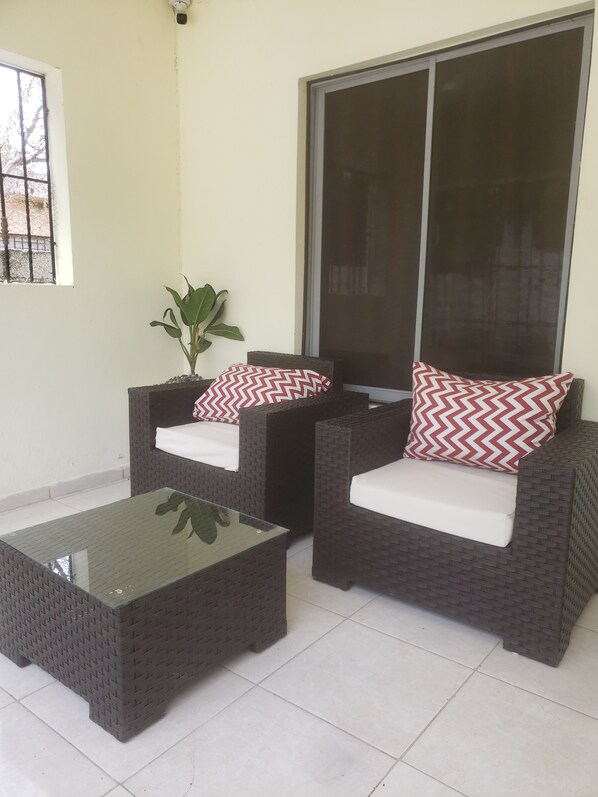 Àrea exterior de l'allotjament